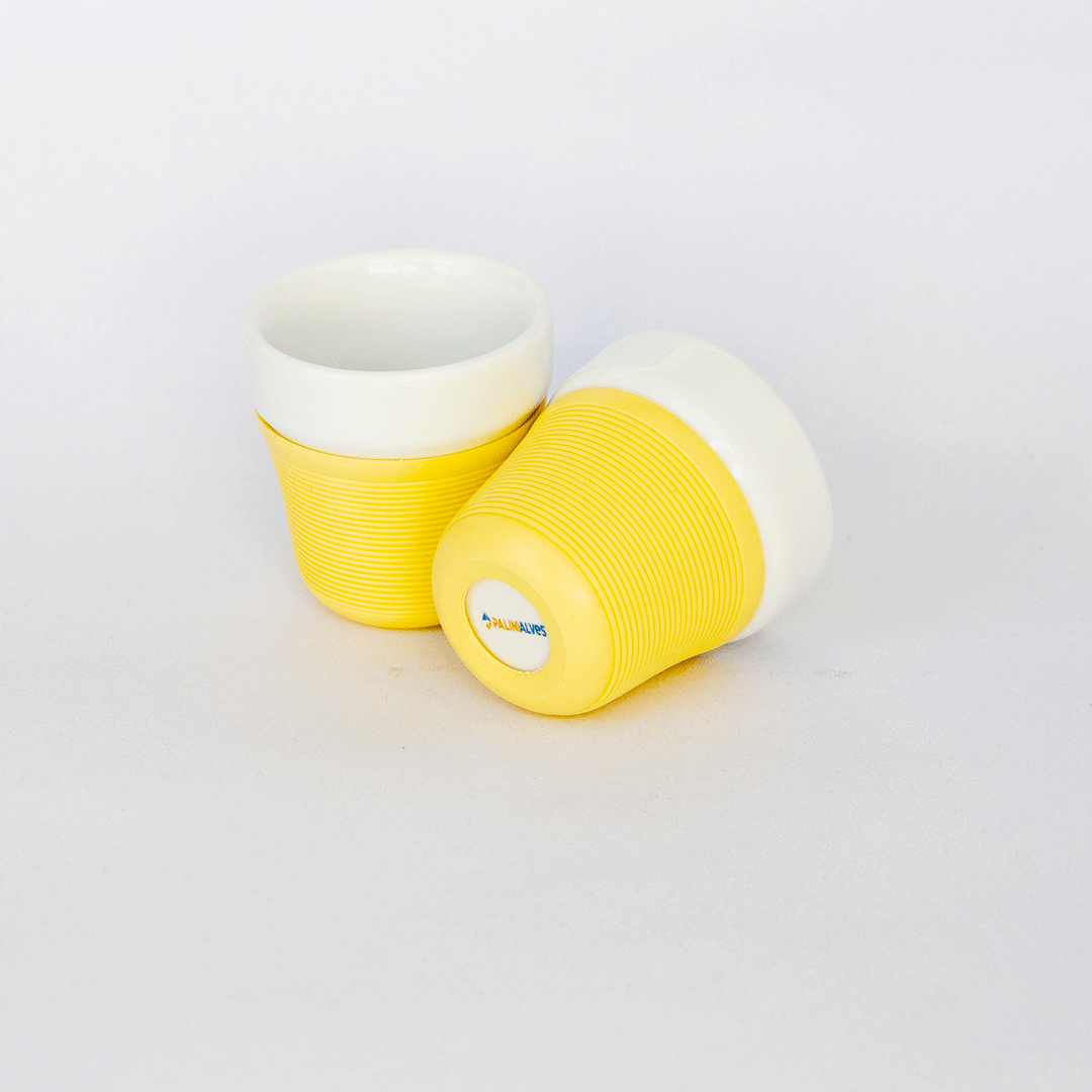 Copo de Porcelana kit com 2 - 50ml