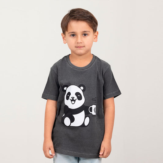 Camiseta Infantil Chumbo Panda
