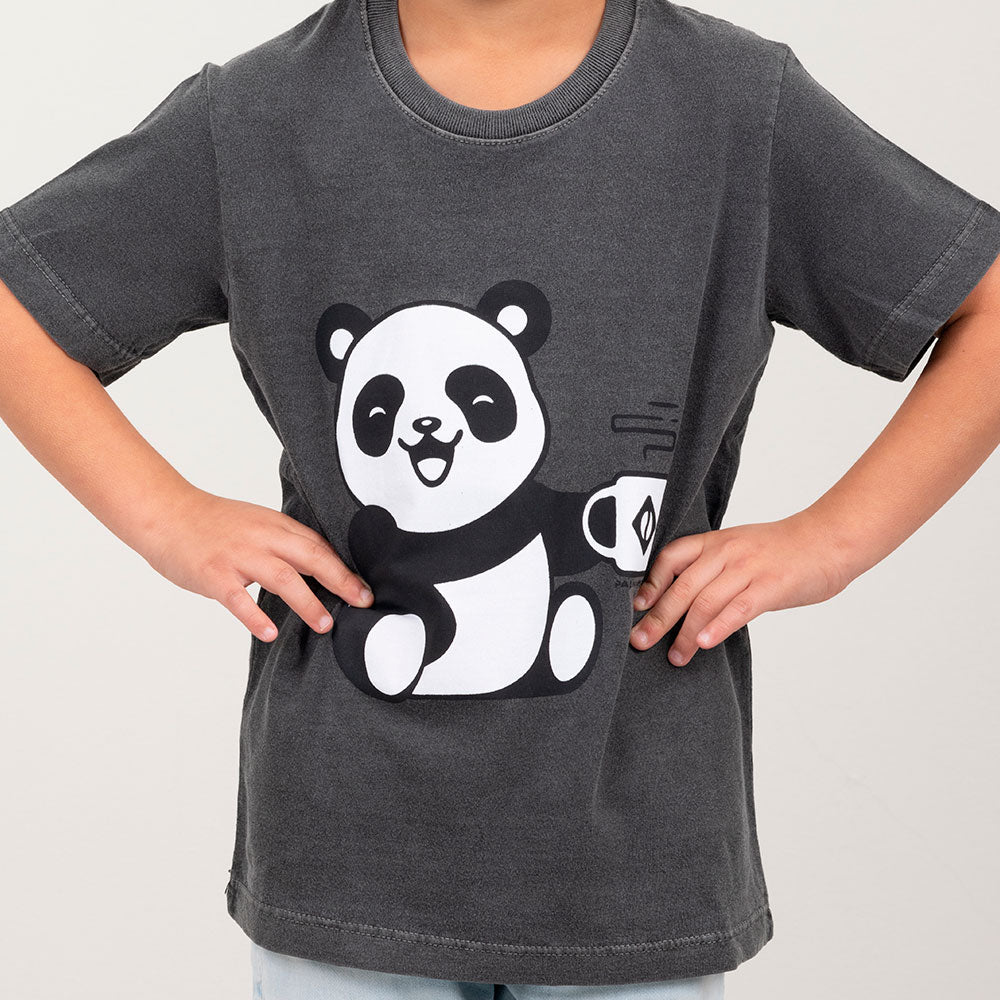 Camiseta Infantil Chumbo Panda