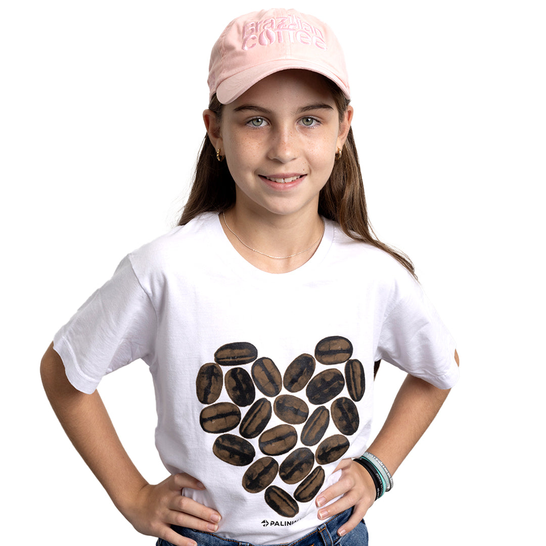Boné Infantil Rosa Brazillian Coffee