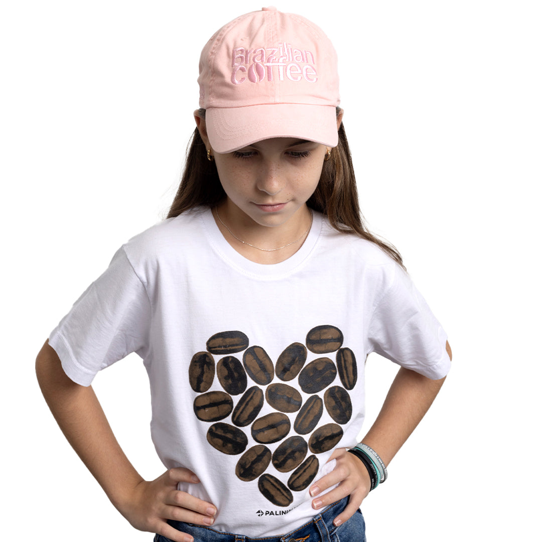 Boné Infantil Rosa Brazillian Coffee