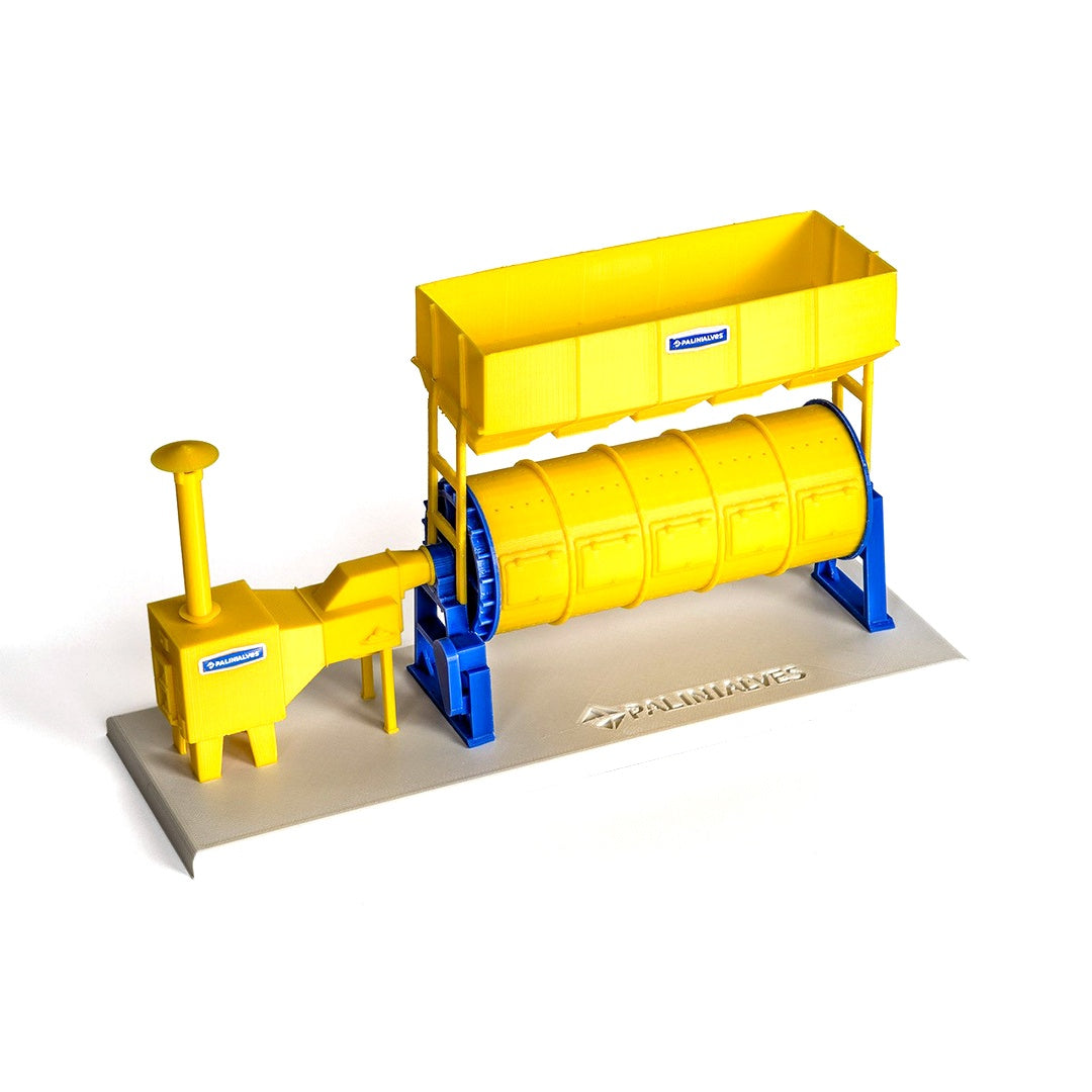 Miniatura Secador Rotátivo 15 Indireto com Silo