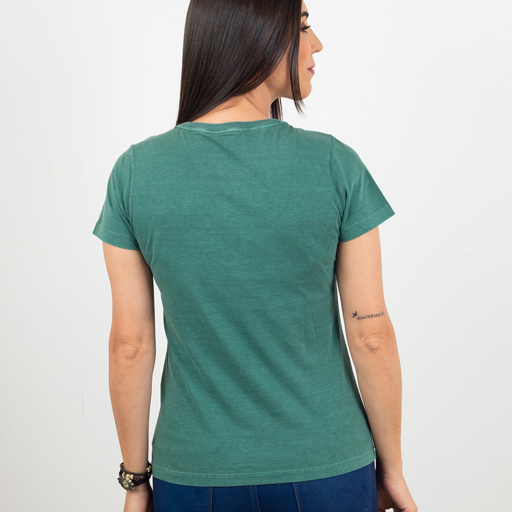 Camiseta Feminina Verde Brazilian Coffee