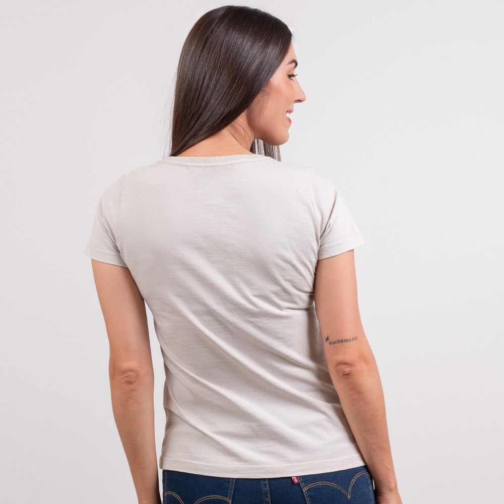 Camiseta Feminina Nude Roda dos Sabores