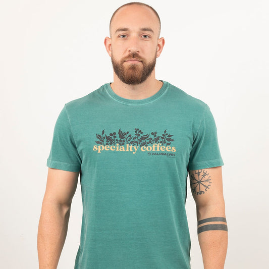 Camiseta Masculina Verde Specialty Coffee