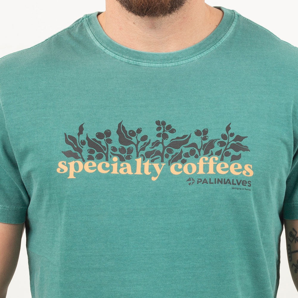 Camiseta Masculina Verde Specialty Coffee